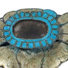 2 5  Qing Dynasty Kingfisher Feather Hair Pin Chinese Flower Silver Tian-tsui       