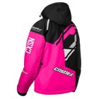 Castle X Code G4 Women s Snowmobile Jacket - Pink Glo black charcoal