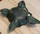 Vintage Solidbrass Lilypad Soap Dish