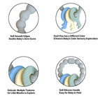 Baby Teether Keys teething Keys Toys For 3 To 18 Months Infants Toddler Sensory
