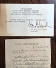 Wwii Camp Crowder Kenneth Wheeler Camera Permits Photos Bus Ticket Archive 1945