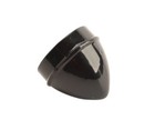 Black Chain Link Fence 2   1 7 8  Od  Aluminum Acorn Post Caps  pack Of 10 