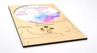 Watercolor Pink Baby Announcement Sign   Personalized Birth Stat Sign