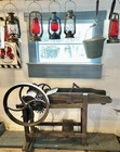 Antique 1868 Sinclair Straw Cutter Corn Tobacco Iron Farm Equipment Barn Find