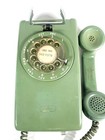 Vintage 1960s Western Electric A b 554 Green Avocado Rotary Wall Mount Telephone