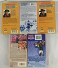 Vintage Vhs Tape Movie Lot Of 5 Western Country Mix Sean Connery Randolph Scott