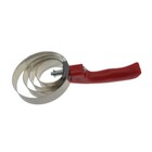 Barn Stable Fourth Ring Stainless Steel Grip Spring Curry Comb Random Color