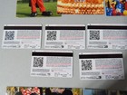 5 - 2017 Expired Disney World Park Admission Tickets - No Value Souvenirs  