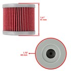 For Suzuki An400 An400z Burgman 400 An400a An400aza 2007-2026 Oil Filter 3-pack