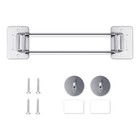 Trailer Bathroom Wall Corner Shelf Rack Shower Storage Organizer Shampoo Holder 