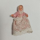 Vtg Huckel Dollhouse Dolls Family Mom Dad Daughter Baby Girl German Flexible 
