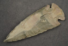 Crater View 3 7  Flint Spearhead Point Knife Blade Arrowhead I-745