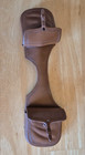 Vintage Marx Toy Johnny West Horse Saddle Bags Brown Rubber Thunderbolt