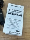Whistler Xtr-695 Radar Detector - With Power Cord And Mount Tested
