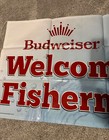 New   Budweiser Beer Welcome Fishermen Banner