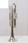 Professional Trumpet C Silver Plated Expert s Choice With Hard Case   Mouthpiece