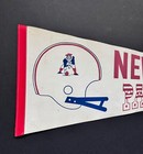 Vintage 1970s New England Patriots Full Size Football Pennant