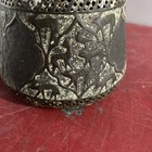   sale    Rare Antique Islamic Pierced Brass W  Copper silver Inlay Bowl  Unique