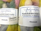 Frabjous Fibers Hand-dyed Blue Faced Leicester Roving 8 Oz  Total Abominable