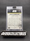 2021 Topps Star Wars Aankin Skywalker Matt Lanter Stellar On Card Auto  40 Sp