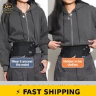 Daitet Money Belt Rfid Blocking Hidden Travel Wallet - Black