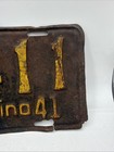 Original 1941 North Carolina License Plate 