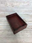 Antique Red Painted Dovetail Primitive Box 