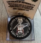 Kirill Kaprizov Calder Memorial Trophy 2021 Autograph Puck With Coa Minnesota