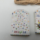 50 Count Christmas Gift Tags With Ribbon Tie Strings Personalized Name Tag Label