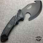 Tactical Hunting Full Tang Fixed Blade Survival Camping Axe Hatchet   Hard Case