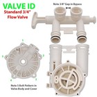 7345388 - Water Softener Bypass Kit With Adapters And Clips - Authentic Oem Kit