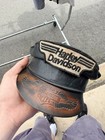 70s Vintage Harley Davison Cap   Greek Fisherman      Patrol Cap
