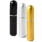 3 X Mini Travel Refillable Perfume Atomizer Bottle Spray Scent Pump Travel Case