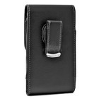 Vertical Leather Case Pouch For Verizon Motorola Moto Z Force Droid Edition