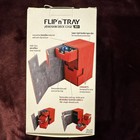 Ultimate Guard Flip N Tray Red 80  Xenoskin Monocolor Deck Case Card Box Ccg Tcg