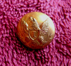 Non Excavated Union  Infantry Officer Eagle  I  Cuff Button