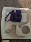 Fuji Instax Mini 8 Fujifilm Instant Film Camera Grape Tested-see Video