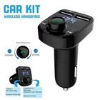 In Car Bluetooth Fm Transmitter Radio Mp3 Wireless Adapter Car Kit Usb Charger 2