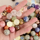 20mm Natural Crystal Sphere Round Ball Gemstone Healing Globe Chakra Palm Stone