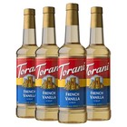 Torani French Vanilla Flavored Drink Syrup  25 4 Fl Oz  4 Pack