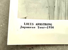 Louis Armstrong Satchmo Original 1954 Japanese Tour Press Photo