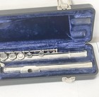 Armstrong Model 80  925 Sterling Silver Open Hole Flute W  Case   Bag
