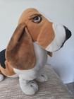 Stuffins Vintage Bassett Hound Plush Toy 1998 Realistic Stuffed Dog 22  X 14  