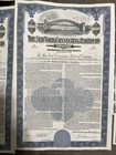  lot Of 6  New York Connecting Railroad Bond Stock Certificate  1945
