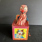 Vintage Metal Matty Mattel Clown Jack In The Box 1961 No  659 Ted Duncan