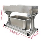 Stainless Steel Circulating Cooling Tank For Plastic Extrusion Pelletizing
