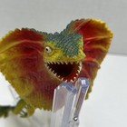 Vintage Frilled Lizard Hard Rubber Figure Toy