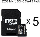 32gb Class 10 Microsdhc Flash Memory Card With Adapter For Mobile Device Storage