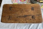Antique Solid Wood Foot Stool Rustic Primitive Work Milking Hand Craft