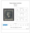 St Vincent Stamps 1866 1 - Grey Black  Used  No Wmk  Perf 11 X 16 Sg 11 Cv   180